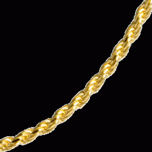 Gold-Plated Rope Chain