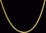 Gold-Plated Rope Chain