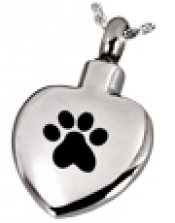 Stainless Steel Paw My Heart